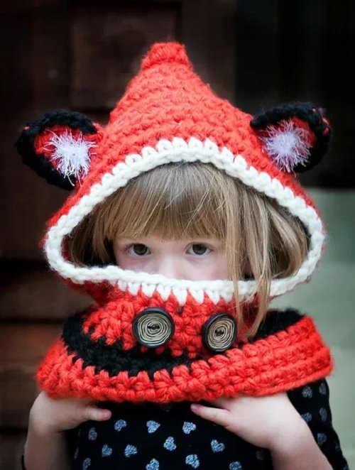 6. Fox Hooded Cowl
