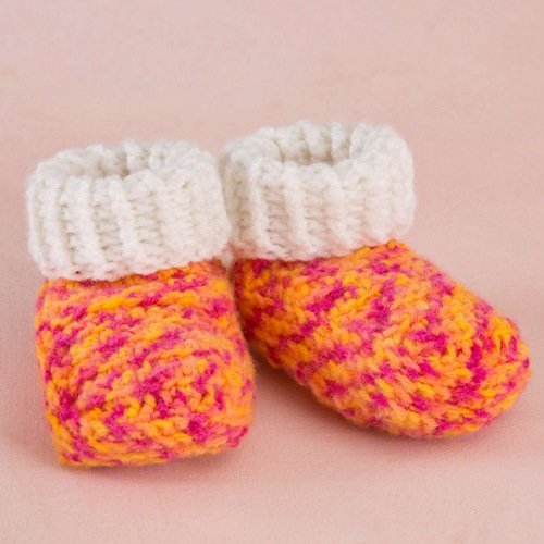 11. Multicolored Girl Booties