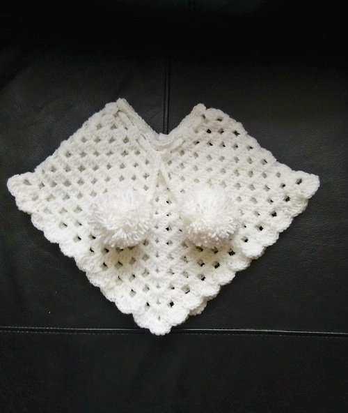 3. Newborn Granny Butterfly Poncho