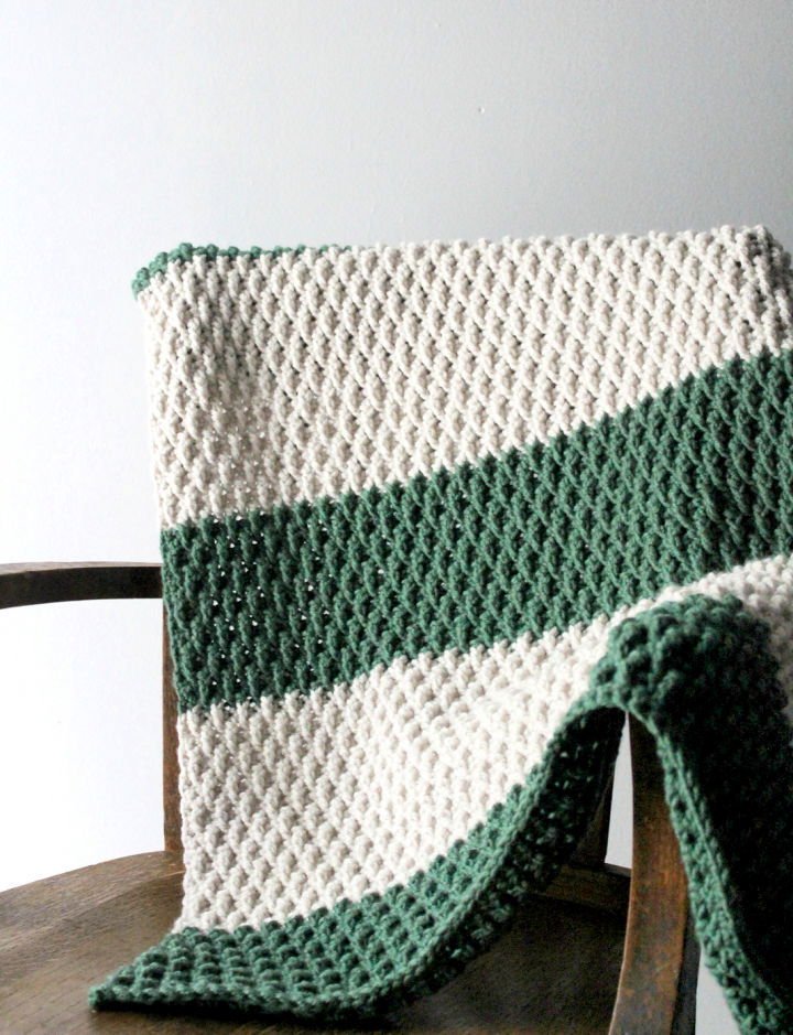 10. Crochet Alpine Blanket Stitch Pattern