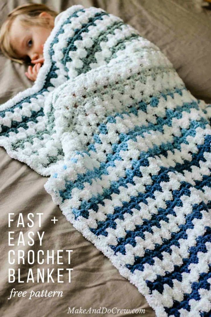 3. Free Crochet Baby Blanket Pattern